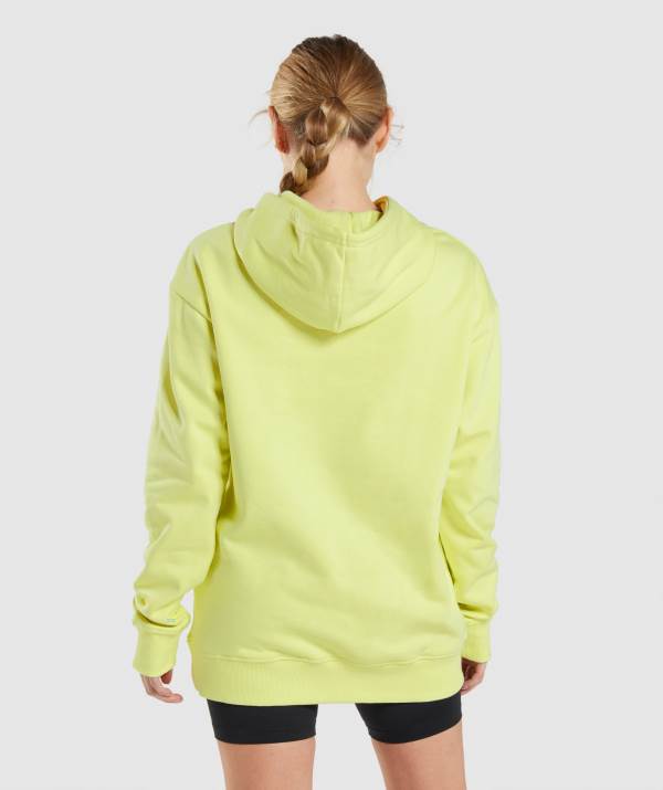 Damske Mikiny S Kapucňou Gymshark Training Oversized Zelene | LU2516479
